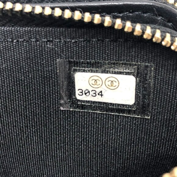 CHANEL CC filigree Bicolor Wallet Long Wallet Wallet Chain - Picture 8 of 16